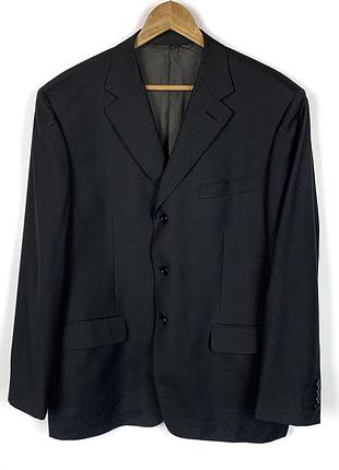 Чоловічий вовняний піджак на ґудзиках з кишенями marks & spencer collezione marlene diela розмір 44 xxl