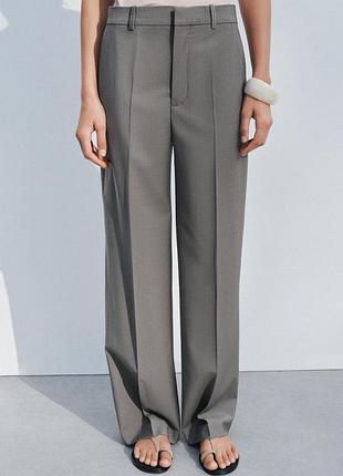 Штани зі 100% тонкої  вовни zara