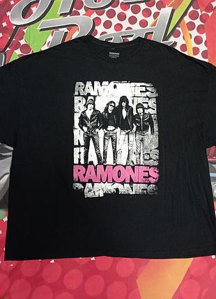Футболка гурту ramones,оверсайз,4 xl.
