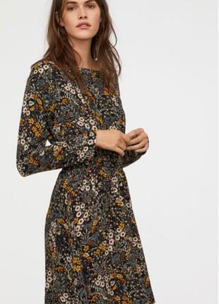 Платье женское в цветочный принт от h&amp;m
