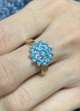 Каблучка з фіанітами