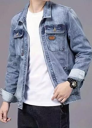 Джинсовый пиджак 2 цвета