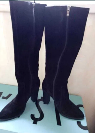 Сапоги замшевые (зима)