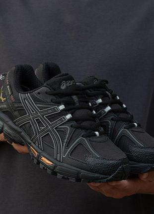 Кроссовки демисезонныеasics gel-kahana 8 gore-tex цвет черный, красный 59059
