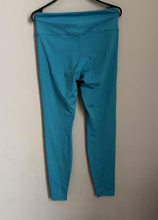 Легінси для спорту, жіночі, бірюзові, розмір м, h&m
