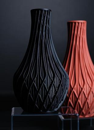 Ваза "геометріка"- стильна дизайнерська ваза для дому та подарунку. 
180 або 220мм висота
високоякісний біопластик