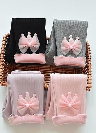 Детские утепленные лосины на девочку