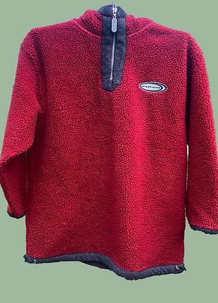 Флісова куртка з капюшоном