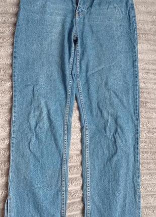 Стильные джинсы палаццо 38 р. с разрезами