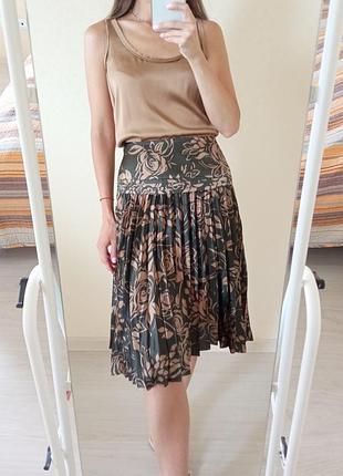 Шелковая юбка плиссе karen millen