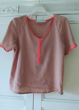 Блузка пудрова