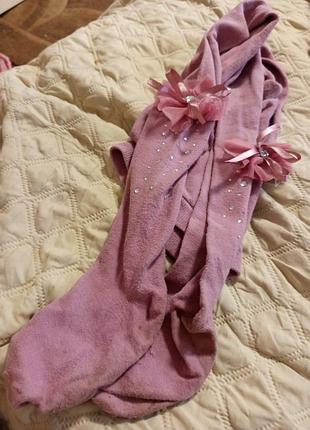 Колготы со стразами