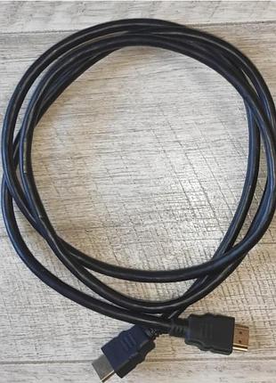 Шнур hdmi - hdmi 1.5 м черный резиновый новый