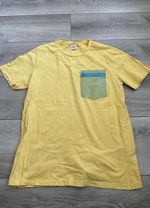 Жовта/футболка/жіноча/zara/літня/котонова
