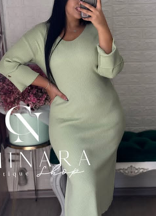 Платье миди теплое 50 размер