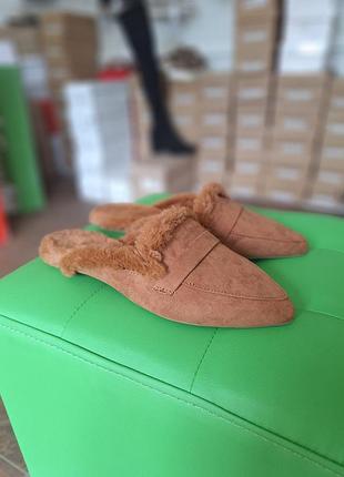 Мюлі жіночі хутро розмір 36,37,38,39