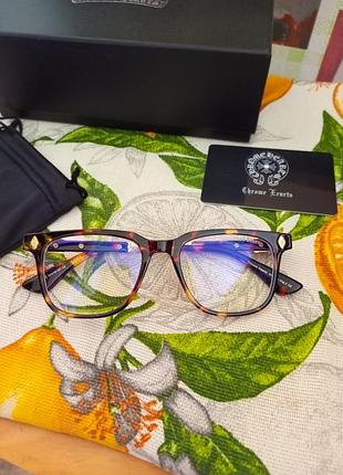 Очки chrome hearts.