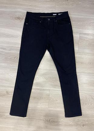 Чорні базові штани джинси f&f чоловічі