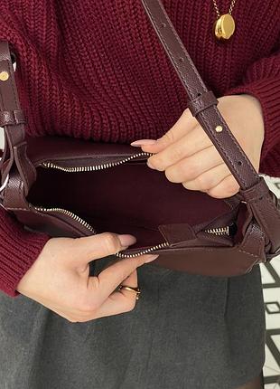 Сумка багет - claret 😍 3
