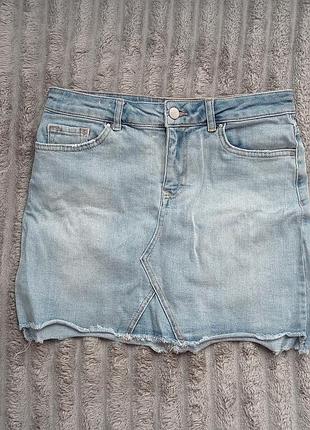 Джинсовая юбка на девушку р. 44-46 м-л