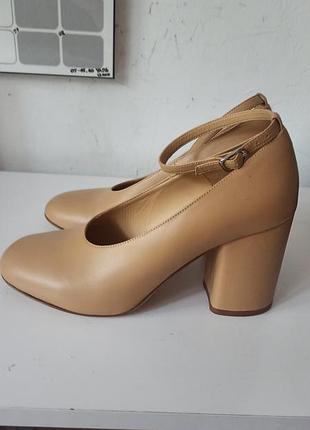 Дизайнерские кожаные туфли marimekko / финландия - новые, размер 40, производство итальялия