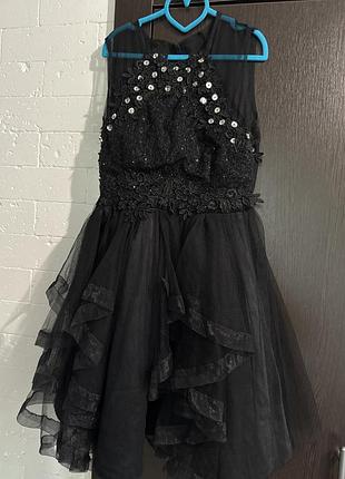 Святкова сукня фатин  паєтки на дівчинку