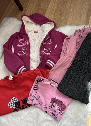 Пакет теплого одягу на дівчинку