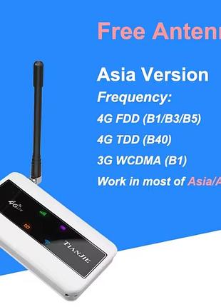 4g модем tianjie mf904-3 europe version white