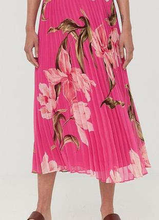 Спідниця довга marella пліссе в квітковий принт