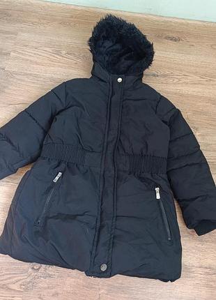 Куртка теплая на девочку зима осень синтепон стеганая