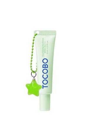 Заспокійлива сонцезахисна сироватка з підвіскою tocobо cica calming sun serum deluxe spf50+ pa++++, 10 мл