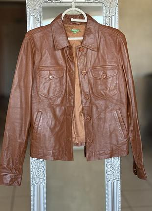 Шкіряний жакет від італійського бренду