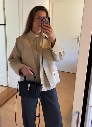 Куртка и жилет 2 в 1 оверсайз zara
