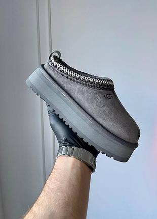 Ugg tasman platform dark grey