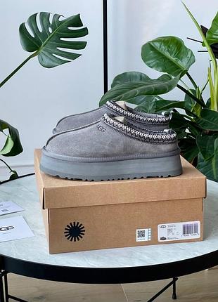 Ugg tasman platform dark grey 4