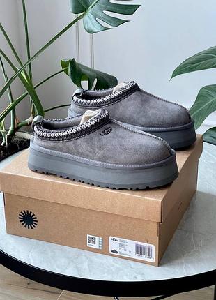 Ugg tasman platform dark grey 9