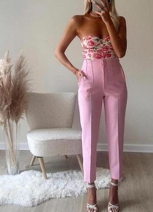 Брюки высокая посадка