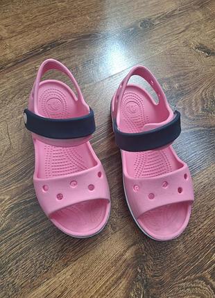 Розовые кроксы для девочки