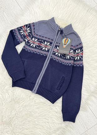 Вʼязана кофта кардиган на хлопчика