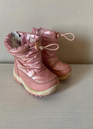 Детские ботиночки для девочки на зиму