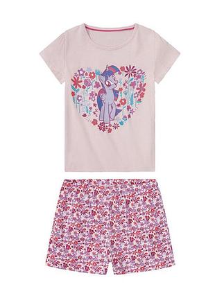 Піжама футболка + шорти my little pony на дівчинку, р.98-104, 2-4р.. 15348