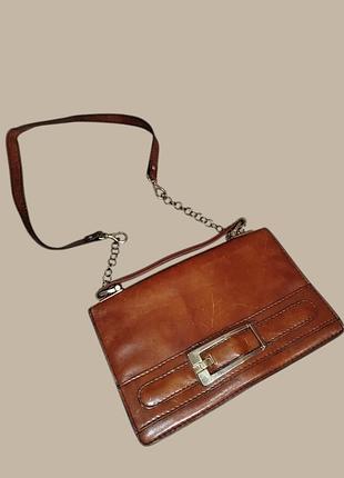 Кожаная сумка винтаж