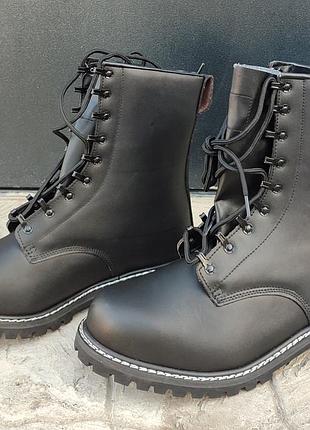 Кожаные рабочие мужские ботинки brandit