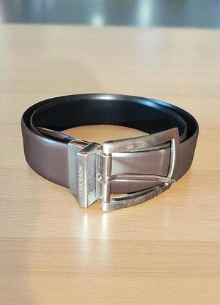 Оригинальный двусторонний кожаный ремень hugo boss