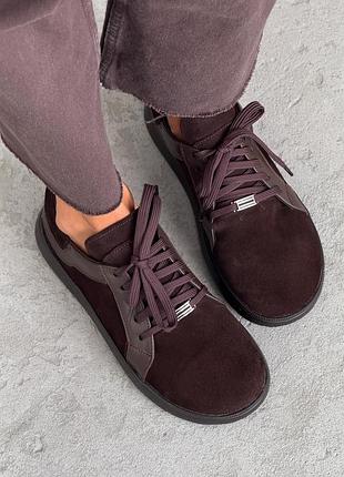 Натуральные кожаные и замшевые анатомические кеды