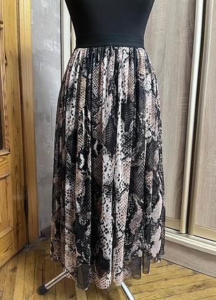 Спідниця зміїний принт