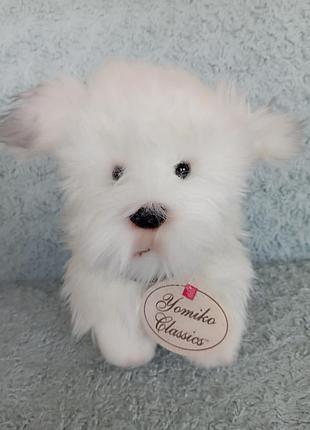 Мягкая игрушка собачка реалистичная от фирмы russ новая