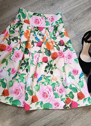Спідниця у троянди