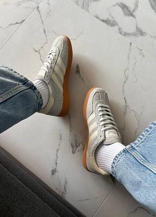Кроссовки adidas handball spezial wonder silver gum