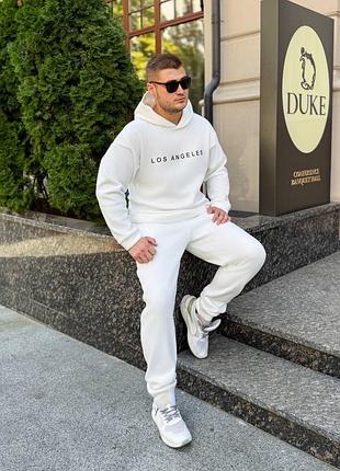 Чоловічий парний теплий спортивний костюм | худі та штани | 2129